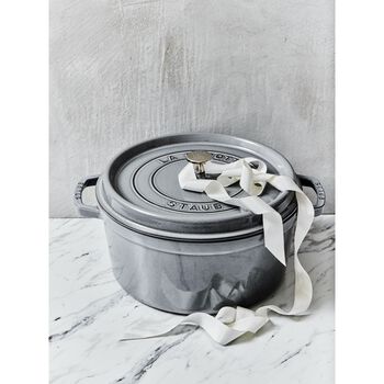 D&ouml;k&uuml;m Tencere | Grafit Gri | 28 cm | 6,75 l | yuvarlak,,large 4