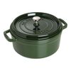 Cast Iron, 5.5 qt, Round, Dutch Oven, Basil, small 1