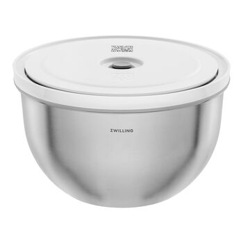 Vacuum bowl L / 24 cm, paslanmaz &ccedil;elik, Metalik Gri,,large 3