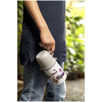 Termo Matara, 380 ml, Beyaz-Gri,,large 11