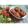 Ceramique, 710 ml ceramic rectangular Oven dish, cherry, small 3