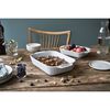Stoneware, 3-pc, Rectangular Baking Dish Set, White, small 6