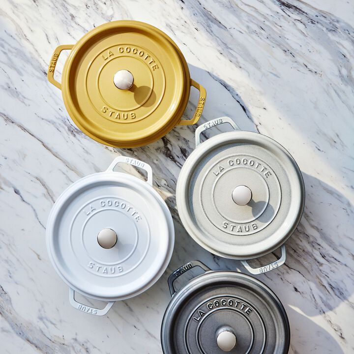 La Cocotte, Cocotte 24 cm, rund, Citron, Gusseisen, large 3