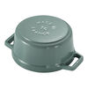 La Cocotte, 250 ml cast iron round Mini cocotte, eucalyptus, small 3