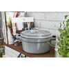 Cast Iron, 4 qt, Round, Dutch Oven, Graphite Grey - Factory Second, small 2