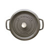 Cast Iron, 4 qt, Round, Dutch Oven, Graphite Grey - Factory Second, small 3