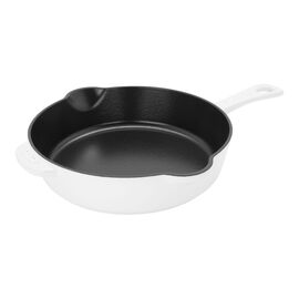 8.5-inch, Traditional Deep Skillet, Pure White
