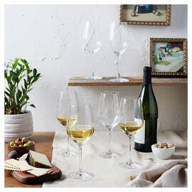 Burgundy/Universal Glass set 6 Piece
