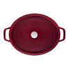 Cast Iron, 4.5 qt, Oval, Dutch Oven, Cranberry - Factory Second, small 3