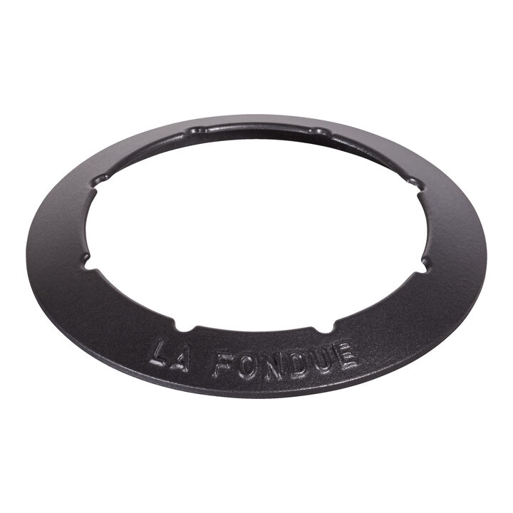 La fondue, Service à fondue 20 cm, Noir mat, large 4