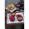 Stoneware, 3-pc, Mini Round Dutch Oven Set, Cherry, small 9