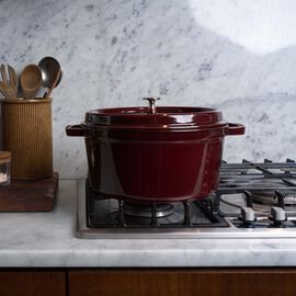 5.5 qt, Round, Dutch Oven, Grenadine