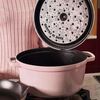 Cast Iron, 7 qt, Round, Dutch Oven, Peony Pink, small 7