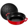 Cast Iron, 3.9 qt, Saute Pan Horse, Cherry - Factory Second, small 2