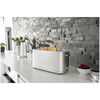 Enfinigy, Toaster mit Br&ouml;tchenaufsatz, 2 Schlitze lang, Silber, small 2