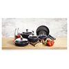Rialto, 10 Piece aluminum Cookware set, small 3