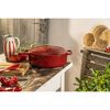 Bellamonte, Cocotte ovale - 31 cm, rosso, small 6