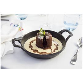 4.5-inch, Round, Mini Gratin Baking Dish, Matte Black