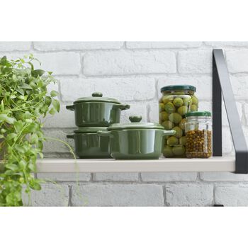 Mini D&ouml;k&uuml;m Tencere | Fesleğen | 10 cm | 200 ml | yuvarlak,,large 2