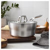 Motion Stainless Steel,  stainless steel round Sauce pan with lid, silver, small 2