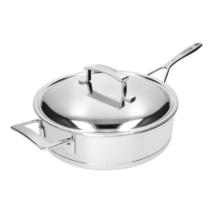 Silver 7, Sauteuse avec couvercle à double parois 28 cm / 4,75 l, large 4