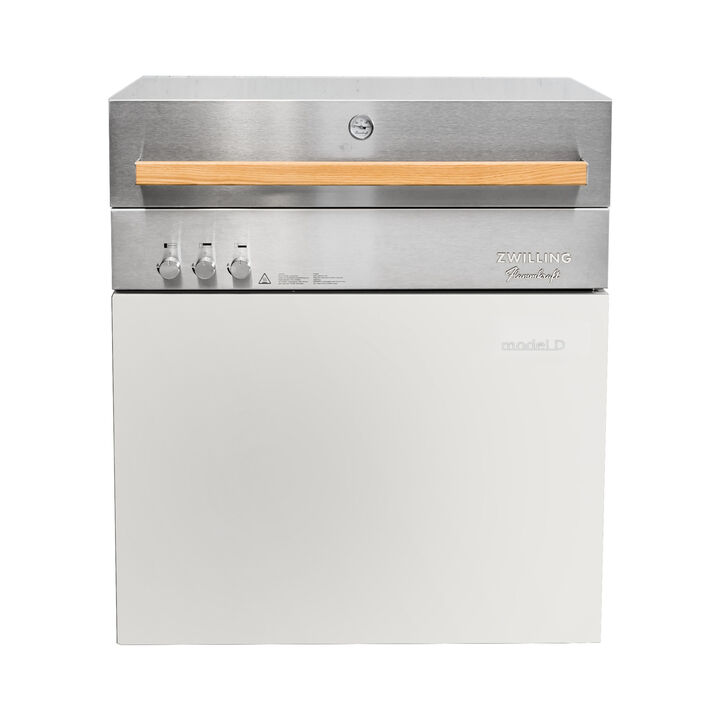 Flammkraft Model D, Natural gas grill, Ivory-White, large 4