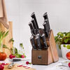 14-pcs, Knife block set, black, small 2