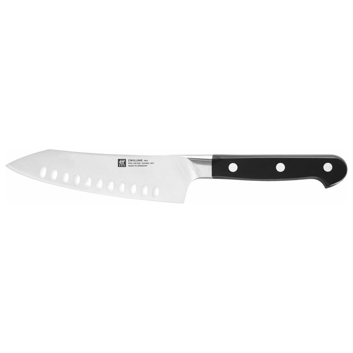 Pro, 5.5-inch Rocking Santoku Knife, Hollow Edge , large 1