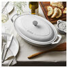 Ceramique,  ceramic Special shape bakeware, matte-white, small 6