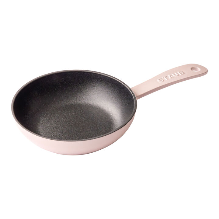 Cast Iron, 6.5-inch, Petite Frying Pan, Peony Pink, large 1