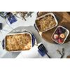 Stoneware, 3-pc, Rectangular Baking Dish Set, Dark Blue, small 2