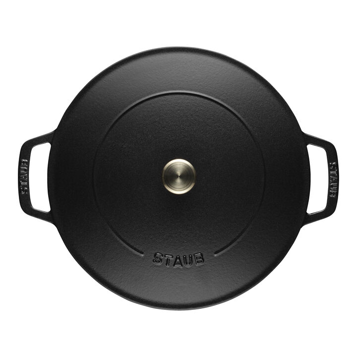 Braisers, Sauteuse chistera 24 cm / 2,5 l, Noir, large 4