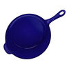 Cast Iron, 10-inch, Daily Pan With Glass Lid, Dark Blue, small 3