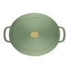 Bellamonte, Cocotte 33 cm / 6,5 l, Oval, Gr&oslash;n, St&oslash;bejern, small 5