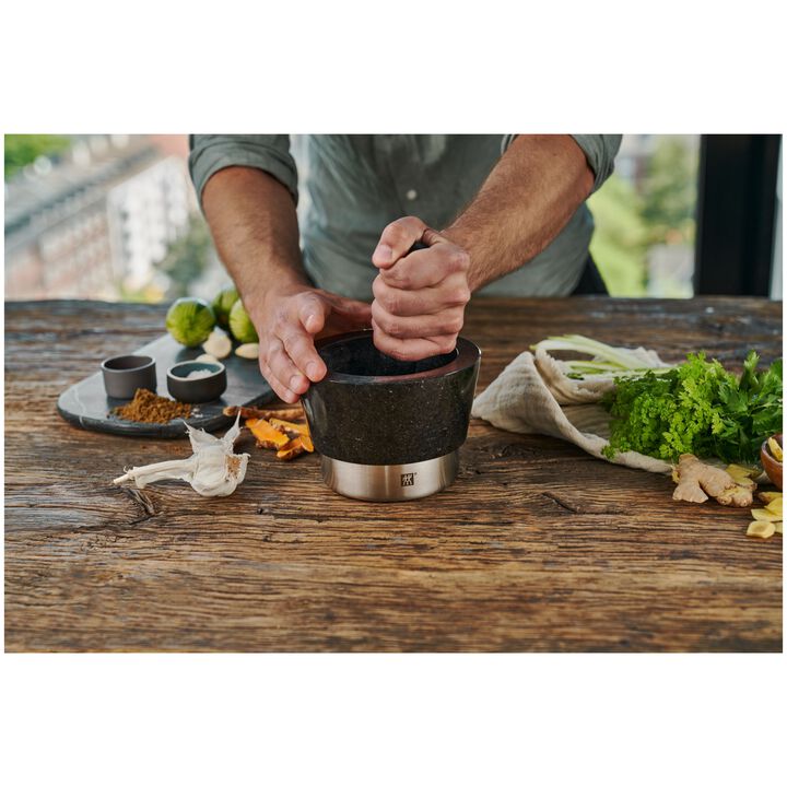 Spices, 15 cm Granite Mortar and pestle, large 3