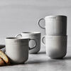 Dining Line, Large Mug Set 470 ml / 4 Piece, white truffle, small 2