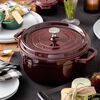 Cast Iron, 7 qt, Round, Dutch Oven, Grenadine, small 2