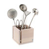 Storage, Italian Kitchen Utensil Organizer, White, small 2