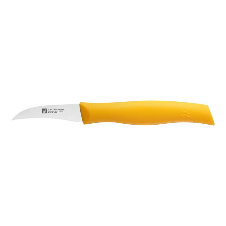 TWIN Grip, Tournier / Skalkniv böjd 6 cm, Gul, large 1
