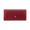 CLASSIC, 5-pcs Leather Snap fastener case red, small 2