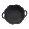 Stoneware, 0.5 qt, Pumpkin, Petite Dutch Oven, Matte Black, small 4