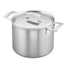 Industry 5, 8.5 qt Stock Pot With Lid, 18/10 Stainless Steel  - Factory Second, small 3