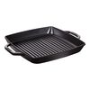 Grils, Gril 33 cm, Fonte, Noir mat, small 1
