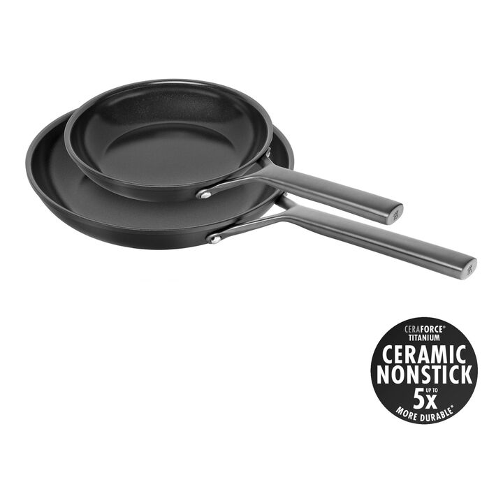 Milano, 2 Piece aluminum Fry pan set, large 1