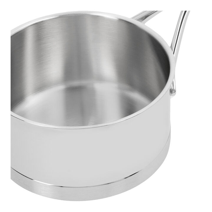Atlantis 7, Stieltopf ohne Deckel 14 cm, 18/10 Edelstahl, Silber, large 4