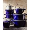 Cast Iron, 7 qt, Round, Dutch Oven, Dark Blue - Factory Second, small 6