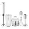 ENFINIGY, Stabmixer & Zubeh&ouml;r Set, 4-tlg., Silber-Wei&szlig;, Edelstahl/Kunststoff, small 1