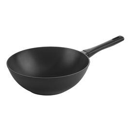 Wok 30 cm, Alumínio, Preto