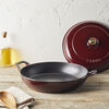 Braisers, 3.5 l cast iron round Saute pan, grenadine-red - Visual Imperfections, small 5
