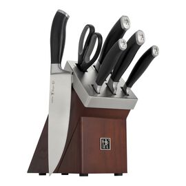 7-pcs, Knife block set, brown
